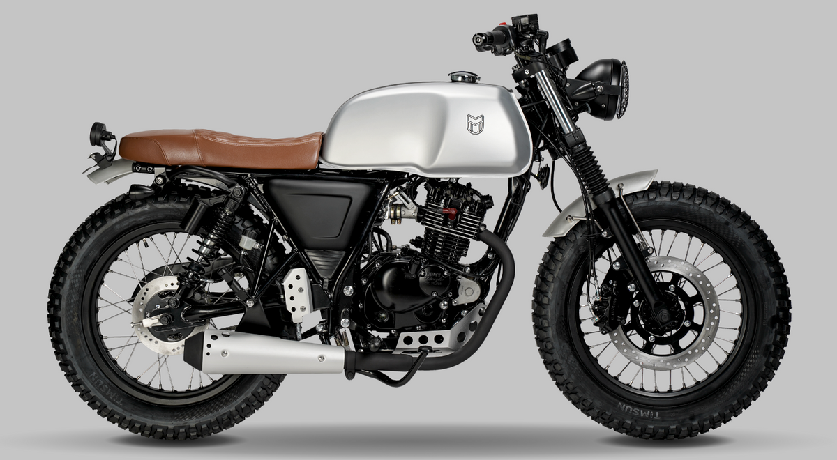 Akita 125cc Silver | Mutt Motorcycles[YOUR TERRITORY]