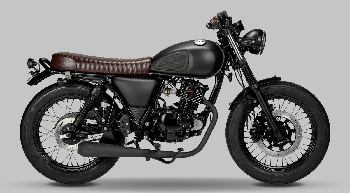 Mongrel 125cc Matt Black | Mutt Motorcycles[YOUR TERRITORY]